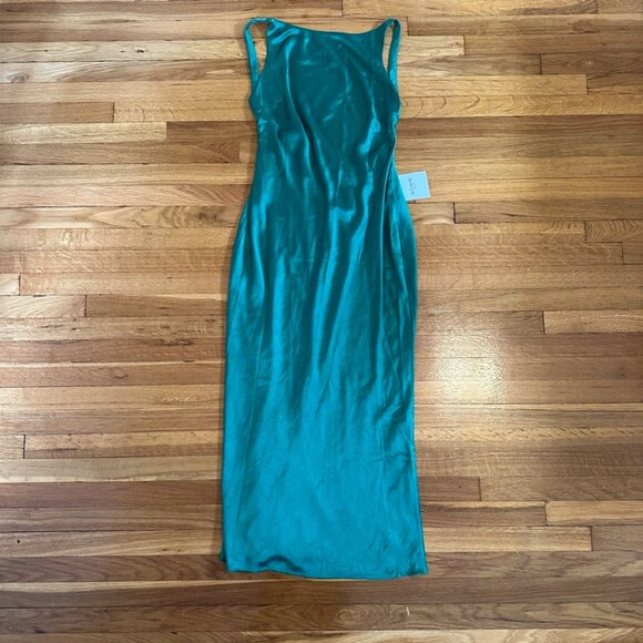 Runaway the Label Floor-Length Satin Dress - Picture 1 of 5